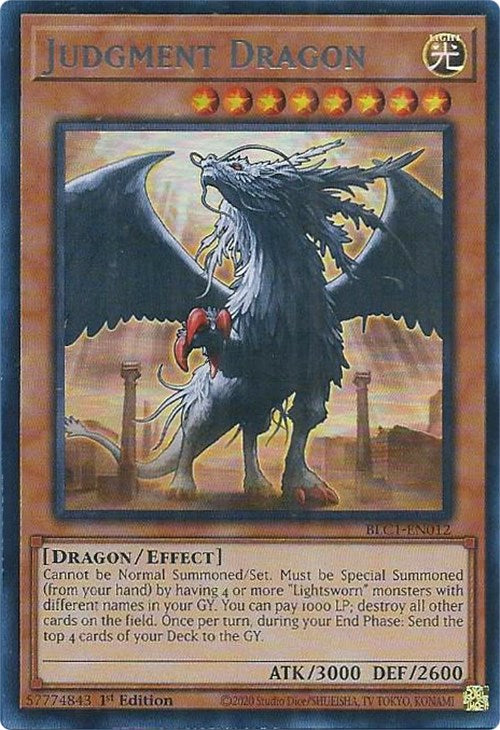 Judgment Dragon (Silver) [BLC1-EN012] Ultra Rare | Gaming Infinity