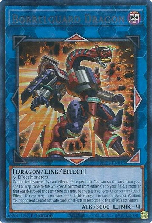 Borrelguard Dragon (Silver) [BLC1-EN019] Ultra Rare | Gaming Infinity