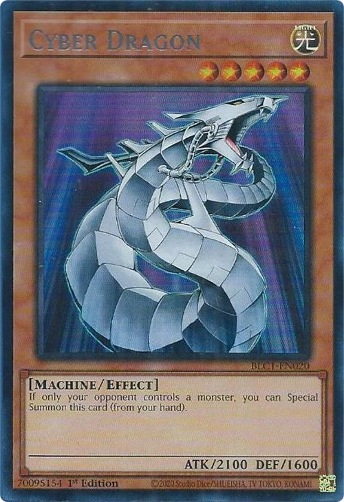 Cyber Dragon (Silver) [BLC1-EN020] Ultra Rare | Gaming Infinity