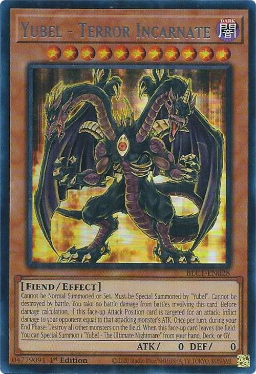 Yubel - Terror Incarnate (Silver) [BLC1-EN028] Ultra Rare | Gaming Infinity