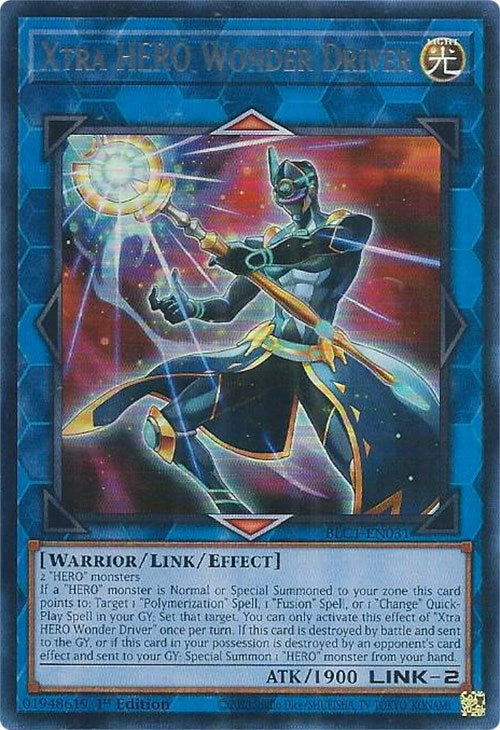 Xtra HERO Wonder Driver (Silver) [BLC1-EN031] Ultra Rare | Gaming Infinity