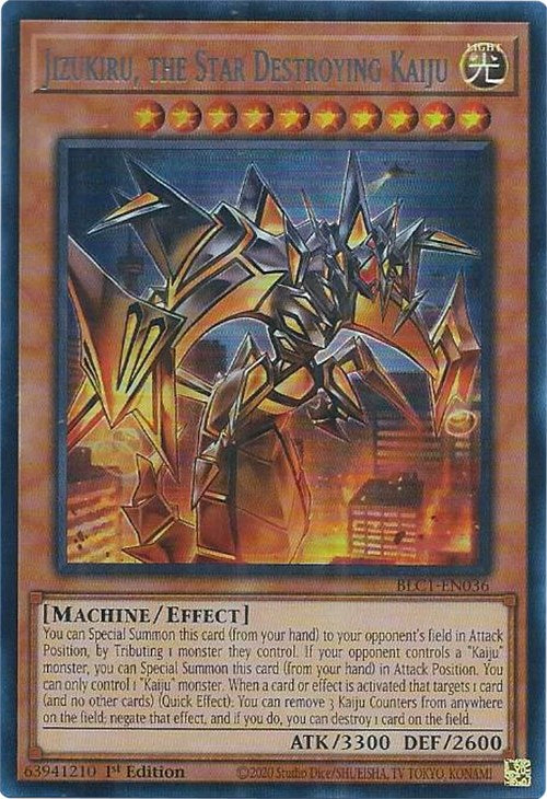 Jizukiru, the Star Destroying Kaiju (Silver) [BLC1-EN036] Ultra Rare | Gaming Infinity