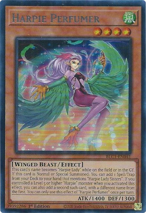 Harpie Perfumer (Silver) [BLC1-EN041] Ultra Rare | Gaming Infinity