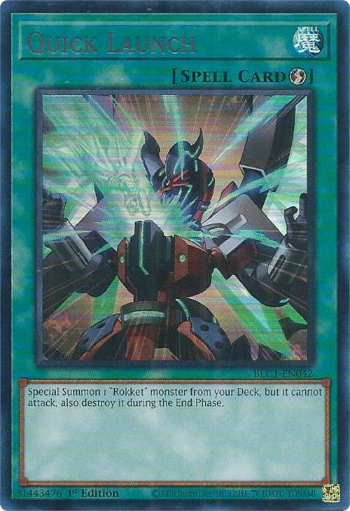 Quick Launch (Silver) [BLC1-EN042] Ultra Rare | Gaming Infinity