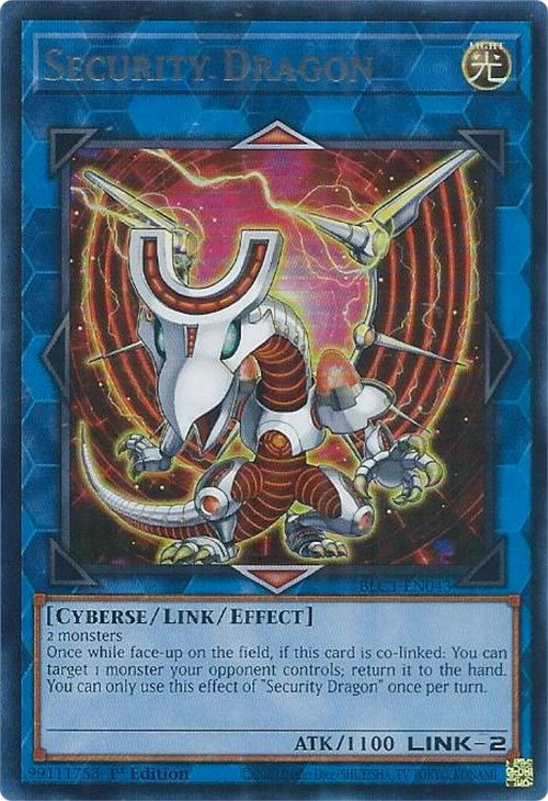 Security Dragon (Silver) [BLC1-EN043] Ultra Rare | Gaming Infinity