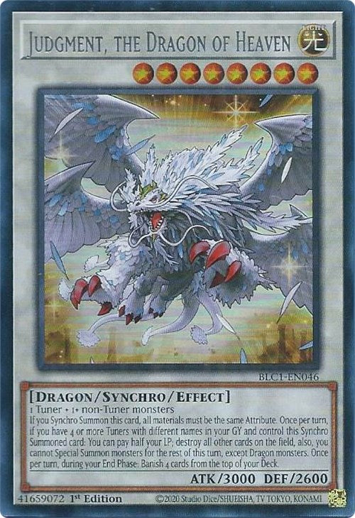 Judgment, the Dragon of Heaven (Silver) [BLC1-EN046] Ultra Rare | Gaming Infinity