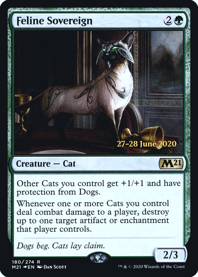 Feline Sovereign  [Core Set 2021 Prerelease Promos] | Gaming Infinity