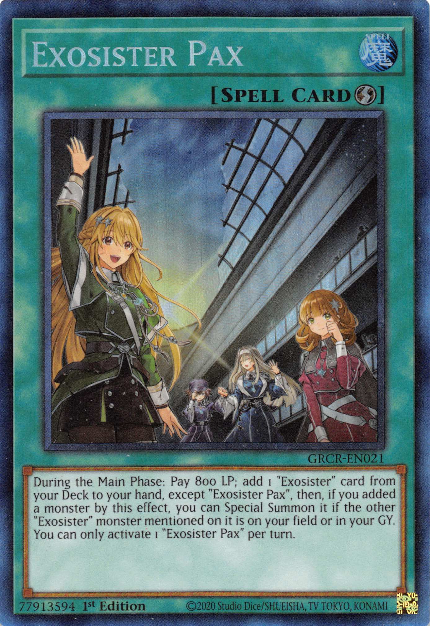 Exosister Pax [GRCR-EN021] Collector's Rare | Gaming Infinity