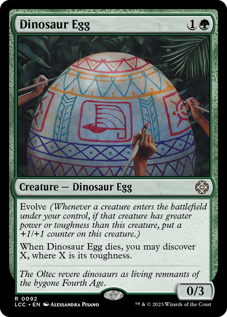 Dinosaur Egg [The Lost Caverns of Ixalan Commander] | Gaming Infinity