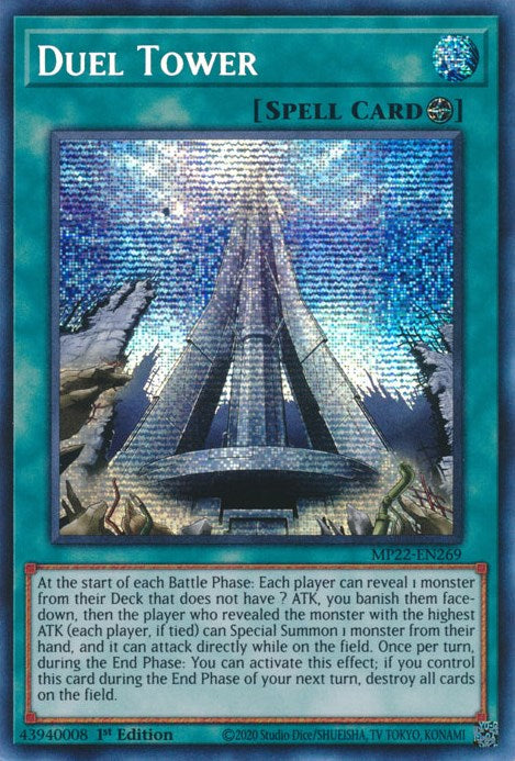 Duel Tower [MP22-EN269] Prismatic Secret Rare | Gaming Infinity