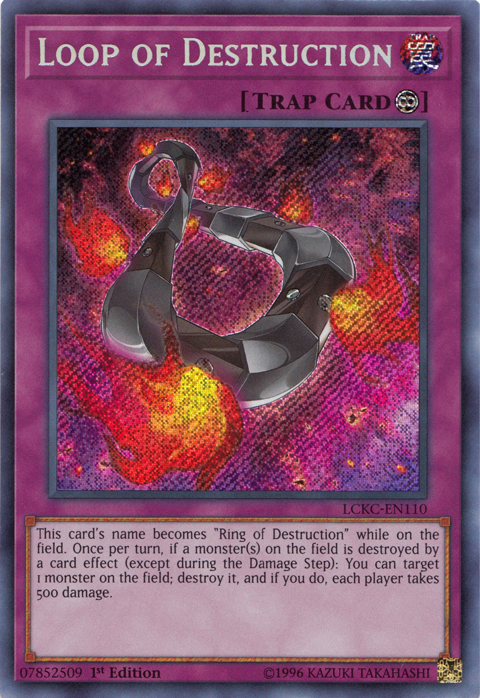 Loop of Destruction [LCKC-EN110] Secret Rare | Gaming Infinity