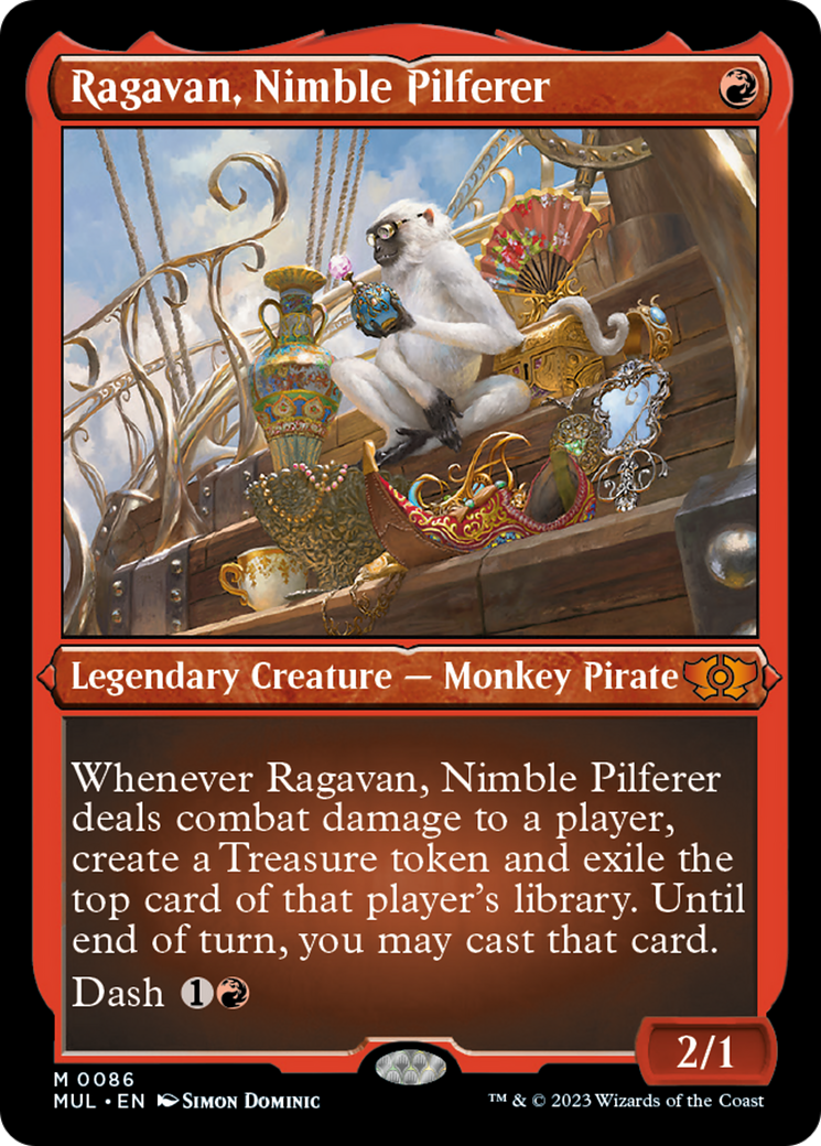 Ragavan, Nimble Pilferer (Foil Etched) [Multiverse Legends] | Gaming Infinity