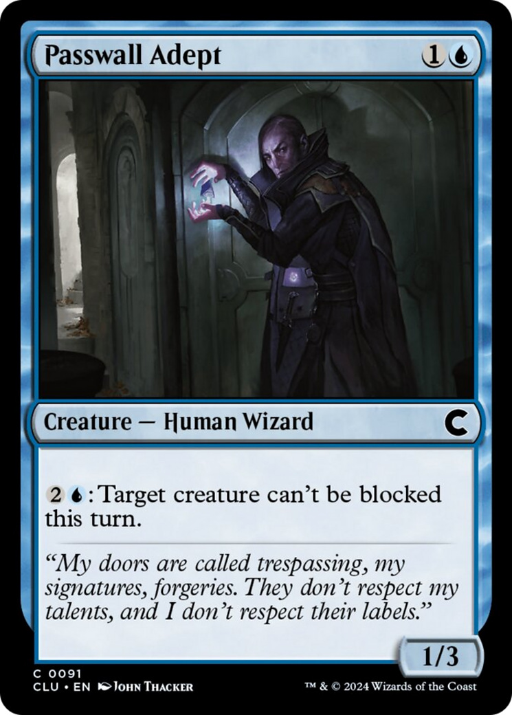 Passwall Adept [Ravnica: Clue Edition] | Gaming Infinity