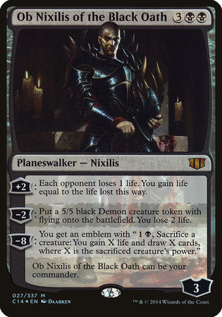 Ob Nixilis of the Black Oath (Commander 2014) [Commander 2014 Oversized] | Gaming Infinity