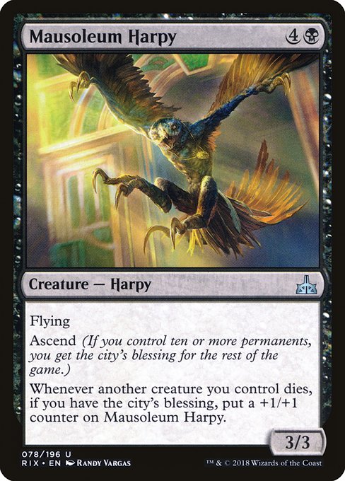 Mausoleum Harpy [Rivals of Ixalan] | Gaming Infinity