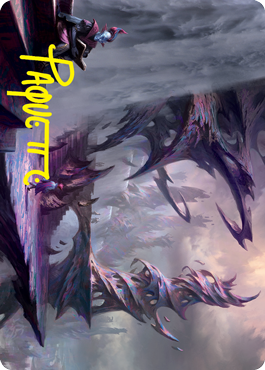 Prismari Campus Art Card (Gold-Stamped Signature) [Strixhaven: School of Mages Art Series] | Gaming Infinity