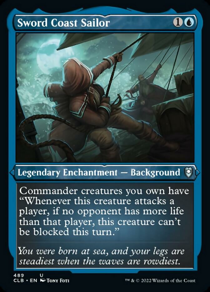 Sword Coast Sailor (Foil Etched) [Commander Legends: Battle for Baldur's Gate] | Gaming Infinity