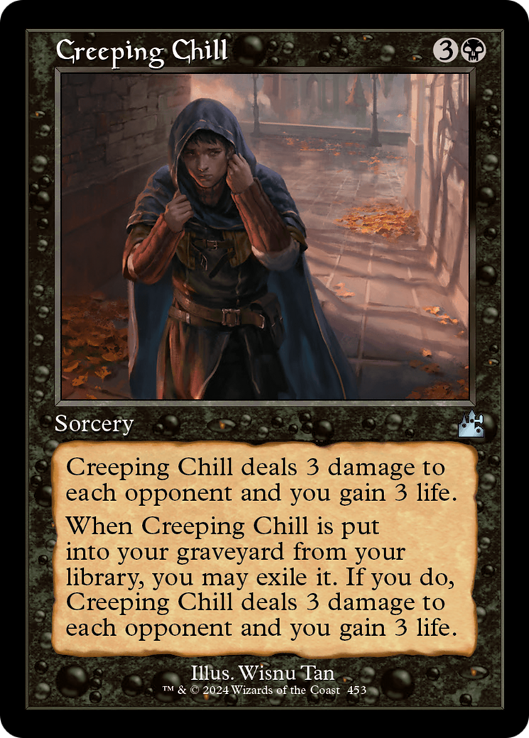 Creeping Chill (Retro Frame) [Ravnica Remastered] | Gaming Infinity