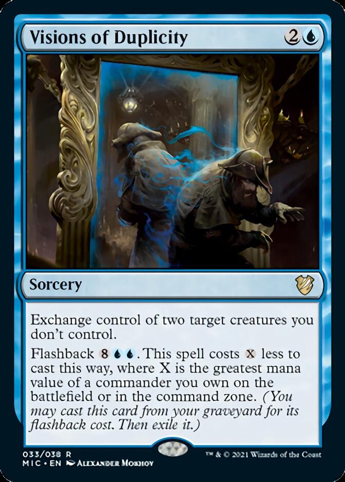 Visions of Duplicity [Innistrad: Midnight Hunt Commander] | Gaming Infinity