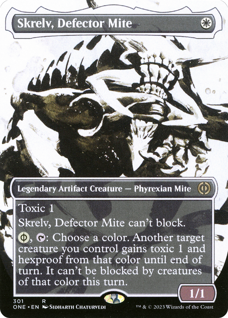 Skrelv, Defector Mite (Borderless Ichor) [Phyrexia: All Will Be One] | Gaming Infinity