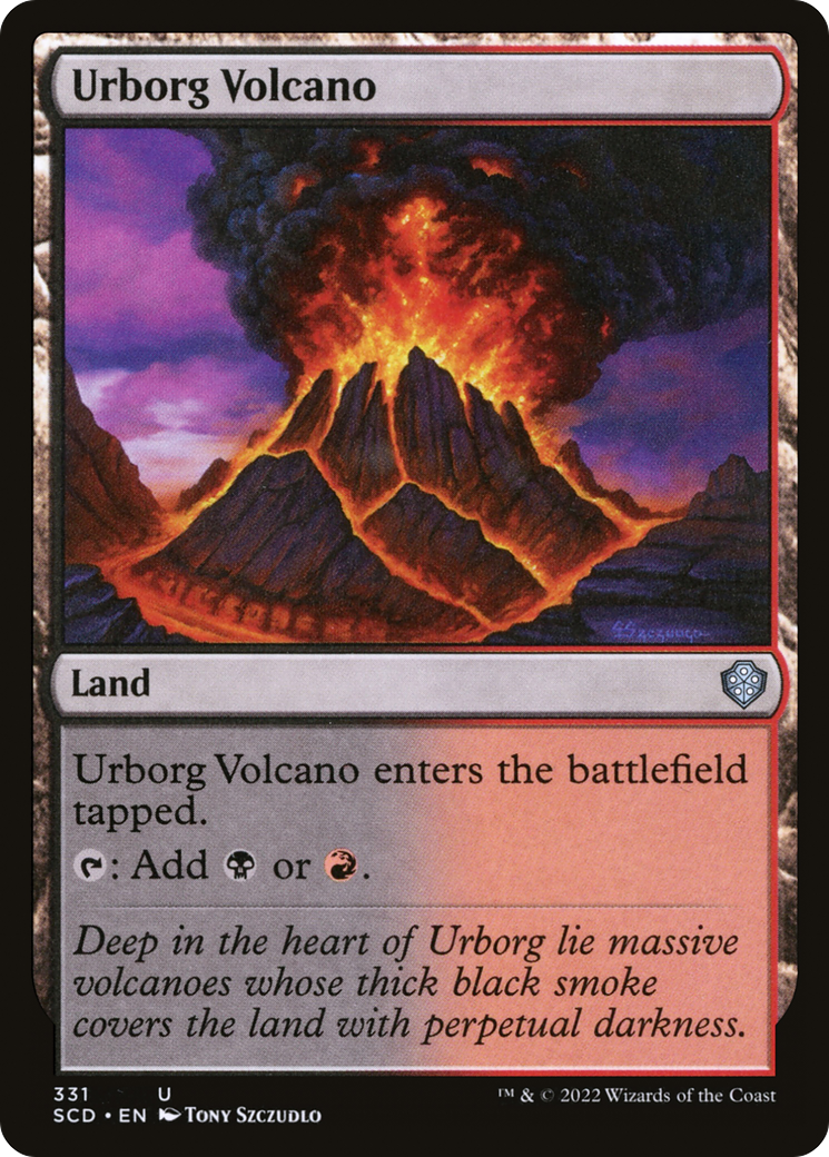 Urborg Volcano [Starter Commander Decks] | Gaming Infinity