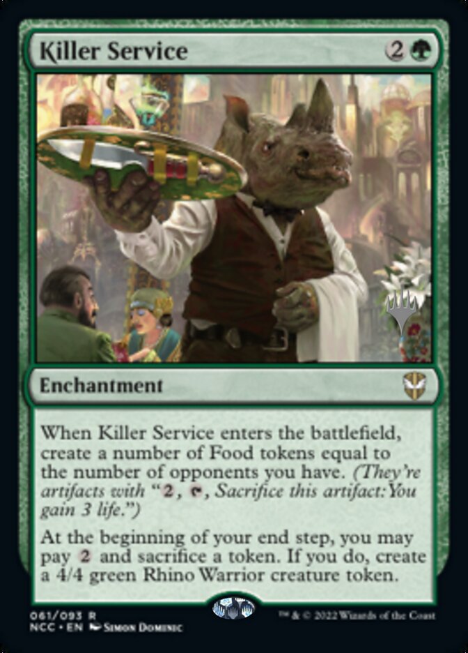 Killer Service (Promo Pack) [Streets of New Capenna Commander Promos] | Gaming Infinity