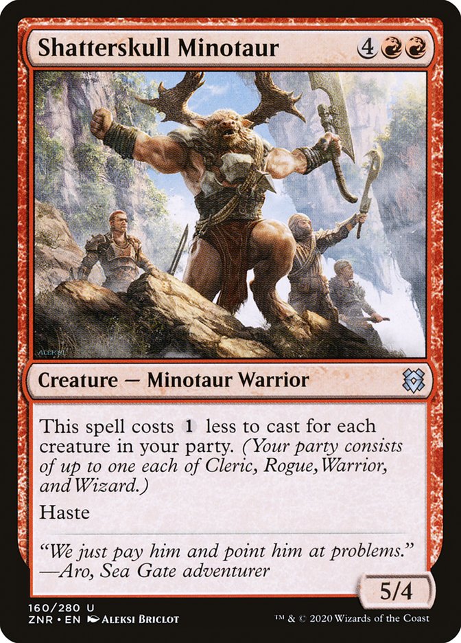 Shatterskull Minotaur [Zendikar Rising] | Gaming Infinity