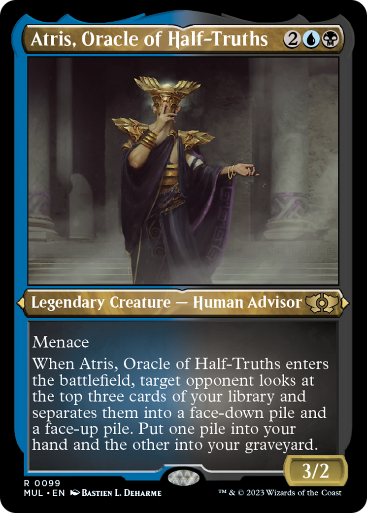 Atris, Oracle of Half-Truths (Foil Etched) [Multiverse Legends] | Gaming Infinity