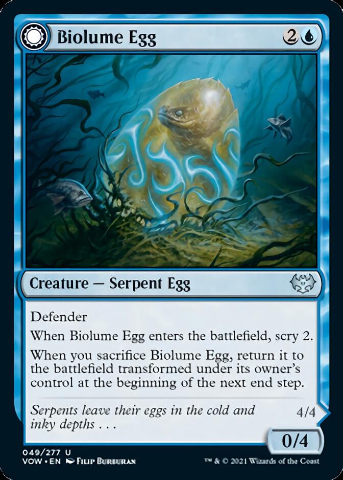 Biolume Egg // Biolume Serpent [Innistrad: Crimson Vow] | Gaming Infinity