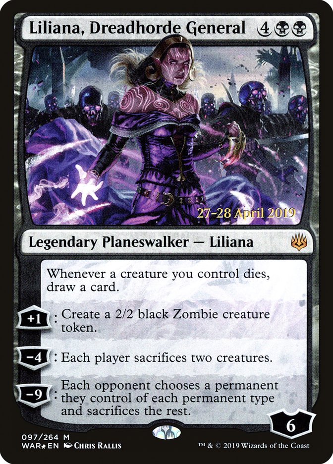 Liliana, Dreadhorde General  [War of the Spark Prerelease Promos] | Gaming Infinity