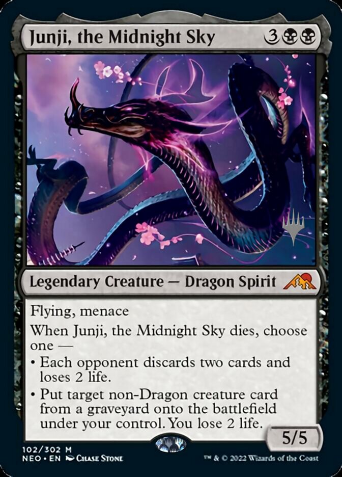 Junji, the Midnight Sky (Promo Pack) [Kamigawa: Neon Dynasty Promos] | Gaming Infinity