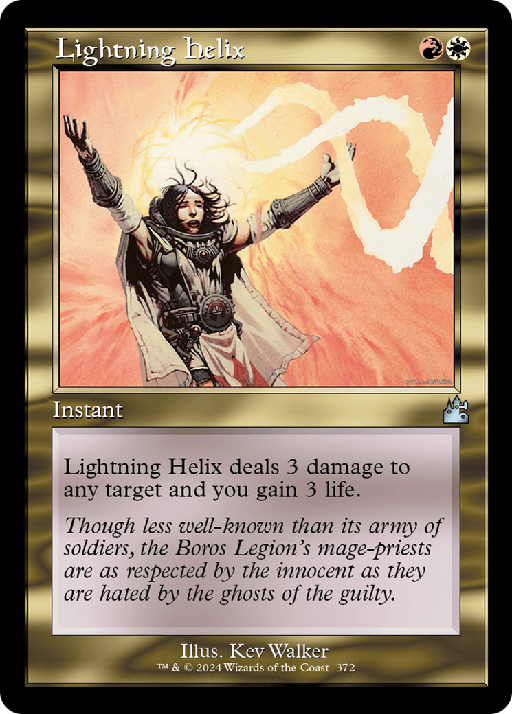 Lightning Helix (Retro Frame) [Ravnica Remastered] | Gaming Infinity