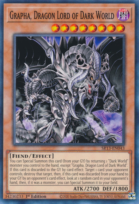 Grapha, Dragon Lord of Dark World [SR13-EN043] Common | Gaming Infinity