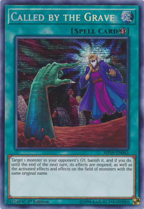 Called by the Grave [MP19-EN043] Prismatic Secret Rare | Gaming Infinity