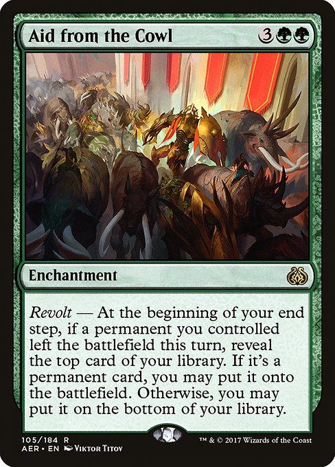 Aid from the Cowl [Aether Revolt] | Gaming Infinity