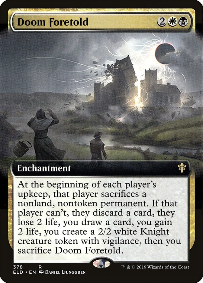 Doom Foretold (Extended Art) [Throne of Eldraine] | Gaming Infinity