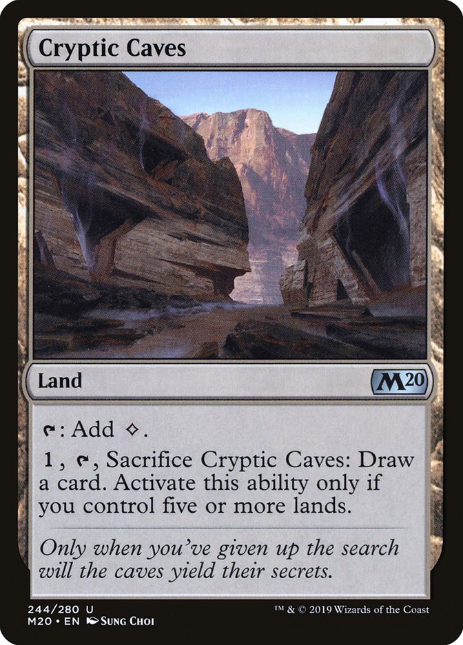 Cryptic Caves [Core Set 2020] | Gaming Infinity