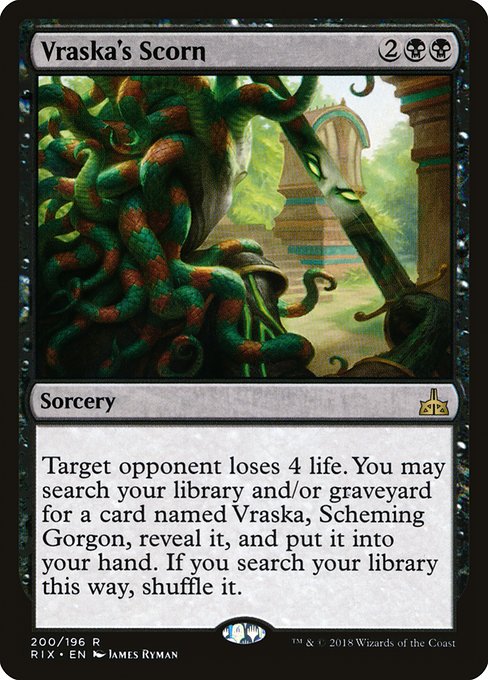 Vraska's Scorn [Rivals of Ixalan] | Gaming Infinity