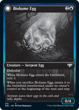 Biolume Egg // Biolume Serpent [Innistrad: Double Feature] | Gaming Infinity