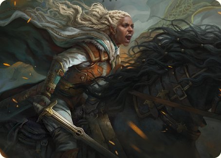 Eowyn, Fearless Knight Art Card [The Lord of the Rings: Tales of Middle-earth Art Series] | Gaming Infinity
