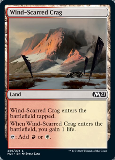 Wind-Scarred Crag [Core Set 2021] | Gaming Infinity