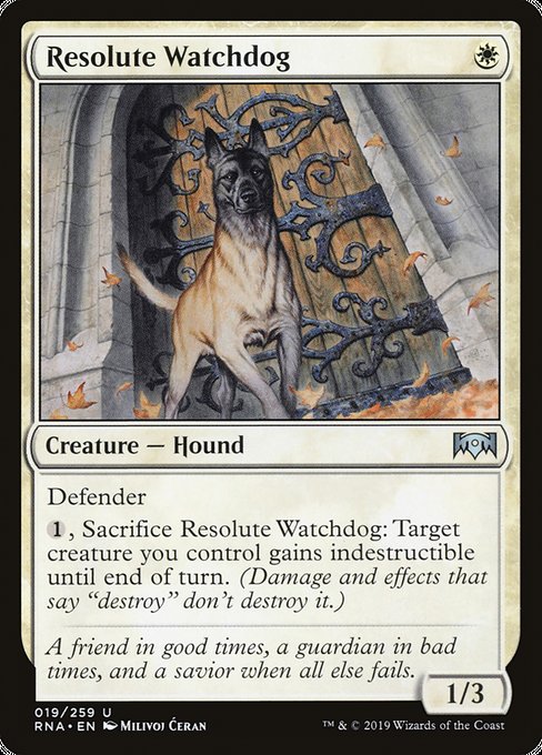 Resolute Watchdog [Ravnica Allegiance] | Gaming Infinity