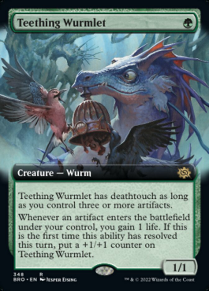 Teething Wurmlet (Extended Art) [The Brothers' War] | Gaming Infinity