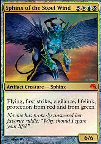 Sphinx of the Steel Wind [Premium Deck Series: Graveborn] | Gaming Infinity