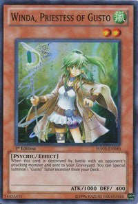 Winda, Priestess of Gusto [Hidden Arsenal 5: Steelswarm Invasion] [HA05-EN040] | Gaming Infinity