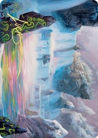 Glittering Frost Art Card (Gold-Stamped Signature) [Kaldheim: Art Series] | Gaming Infinity