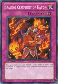 Sealing Ceremony of Katon [Order of Chaos] [ORCS-EN080] | Gaming Infinity