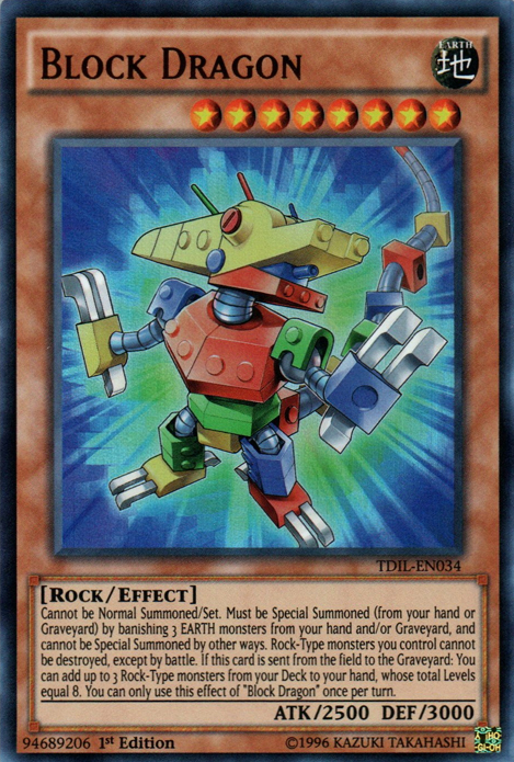 Block Dragon [TDIL-EN034] Ultra Rare | Gaming Infinity