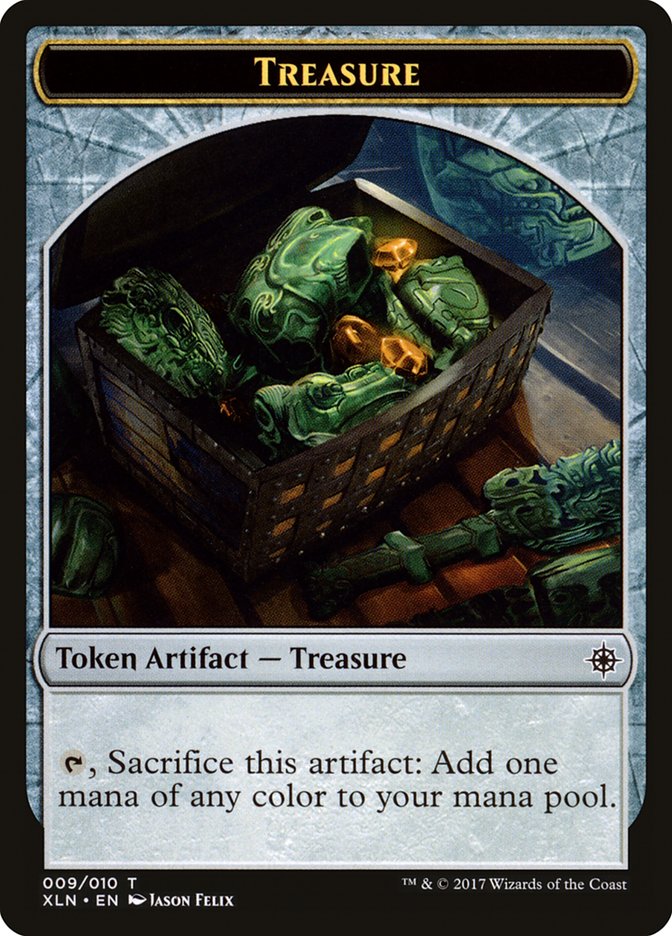 Treasure (009/010) [Ixalan Tokens] | Gaming Infinity