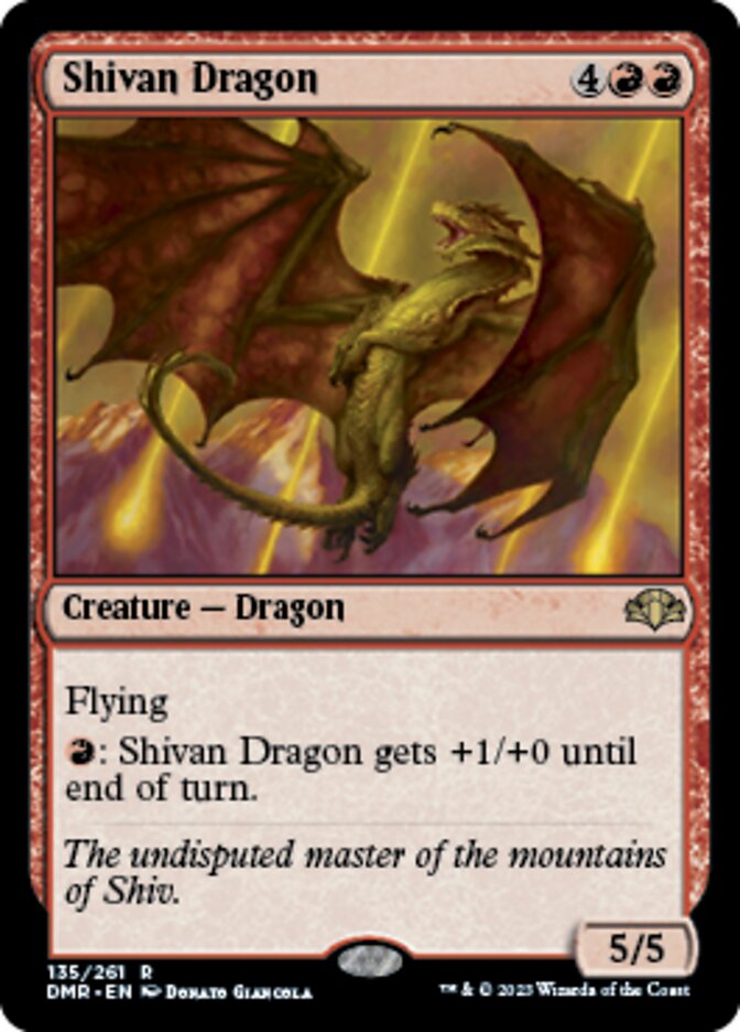 Shivan Dragon [Dominaria Remastered] | Gaming Infinity